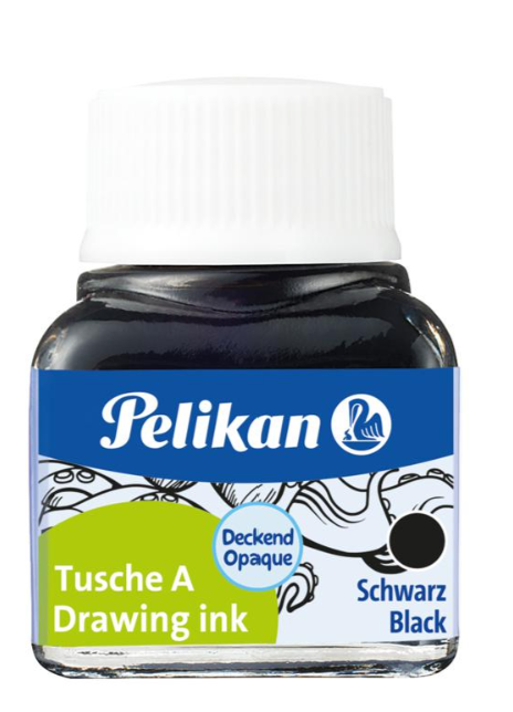 Pelikan Tekeninkt, zwart 10ml